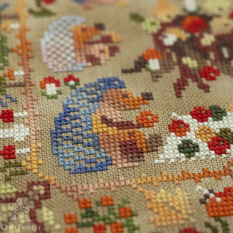 Электронная схема «Маленький лесной народец. Ёжики»