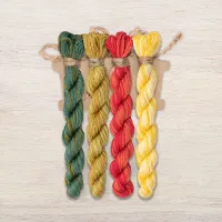 Набор ниток OwlForest для схемы «Жар-птица» (DMC)