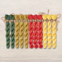 Набор ниток OwlForest для схемы «Жар-птица» (DMC)