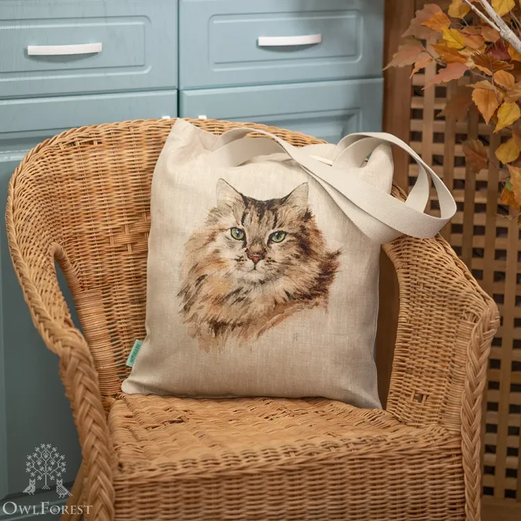 Сумка-шоппер «Портрет Мурзика»