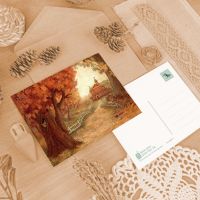 Открытка «Осенняя опушка»