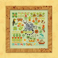 Набор для вышивания «Лемурия. Лемур»