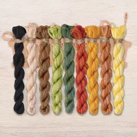 Набор ниток OwlForest для схемы «Тыквенная ночь» (DMC)