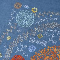 Схема для вышивания «Вокруг Солнца» c русскими надписями