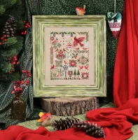 Схема для вышивания «Красные кардиналы»