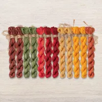 Набор ниток OwlForest для схемы «Летучий корабль. День» (DMC) 