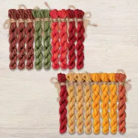 Набор ниток OwlForest для схемы «Летучий корабль. День» (DMC) 