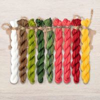 Набор ниток OwlForest для схемы «Сезон заготовок. Помидоры» (ПНК)