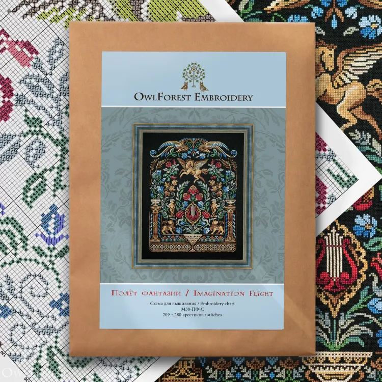 Схема для вышивания «Полёт фантазии»