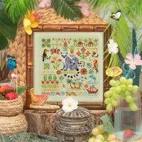 Схема для вышивания «Лемурия. Лемур»