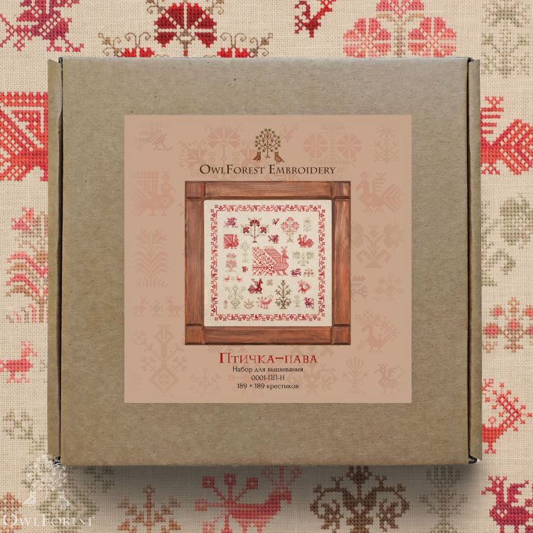 Набор для вышивания «Птичка-пава»