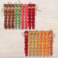 Набор ниток OwlForest для схемы «Летучий корабль. День» (ПНК) 