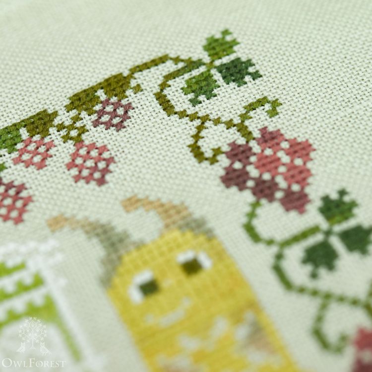 Электронная схема «Улиточные домики. Виноград» 