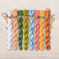 Набор ниток OwlForest для схемы «Лягушки-царевны» (DMC)