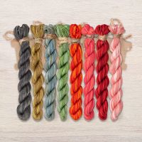 Набор ниток OwlForest для схемы «Торжественный мак» (ПНК им. Кирова)