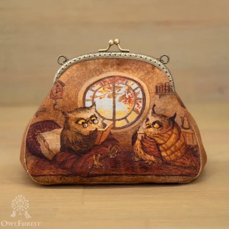 Клатч на фермуаре «Время погрустить»