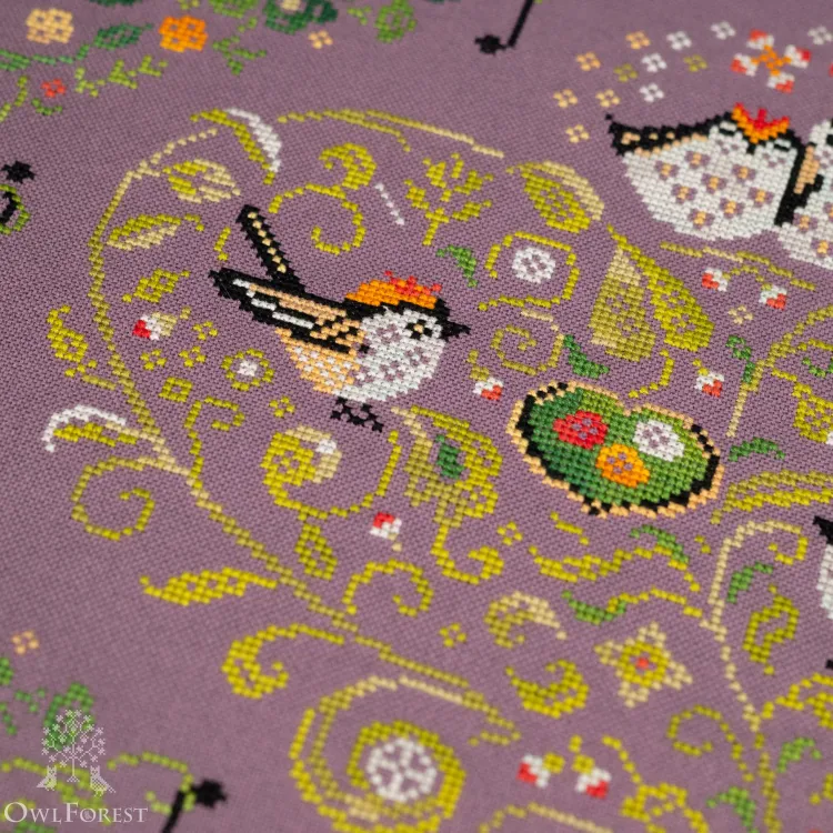 Схема для вышивания «Песни королька» 