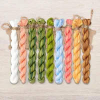 Набор ниток OwlForest для схемы «Лягушки-царевны» (ПНК)