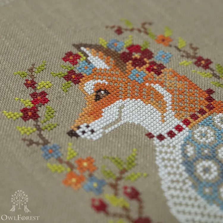 Схема для вышивания «Портрет Лисы»