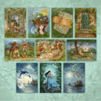 Набор открыток «Летнее настроение»