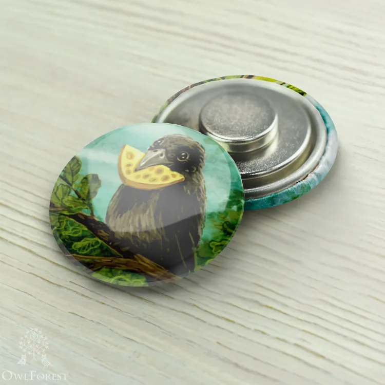 Магнитный держатель «Ворона и сыр» 