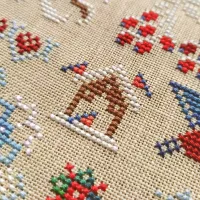 Схема для вышивания «Снегири»