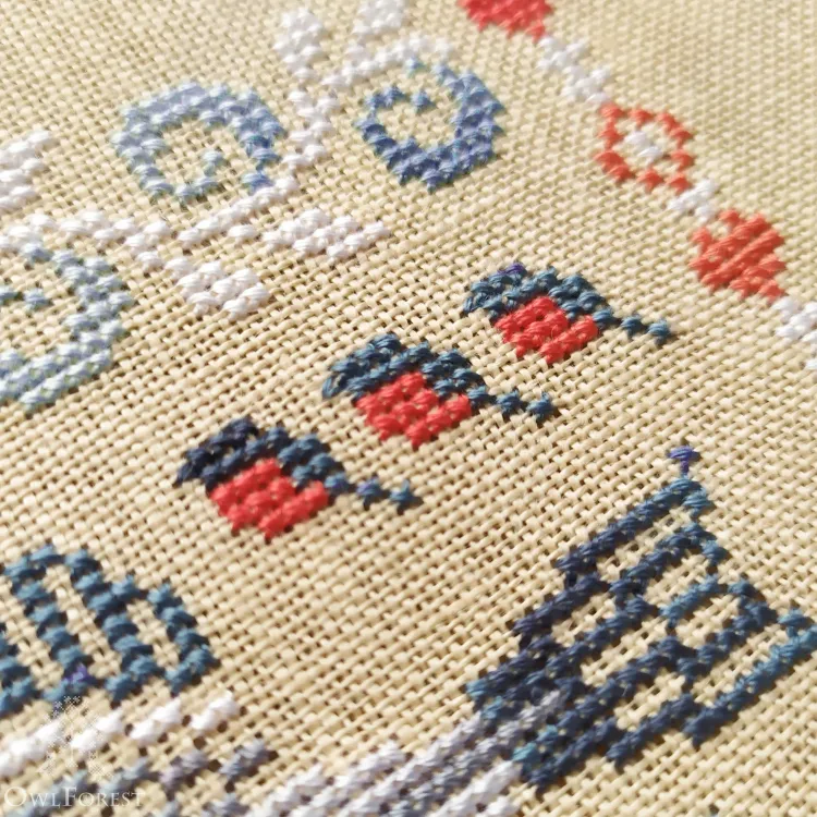 Схема для вышивания «Снегири»