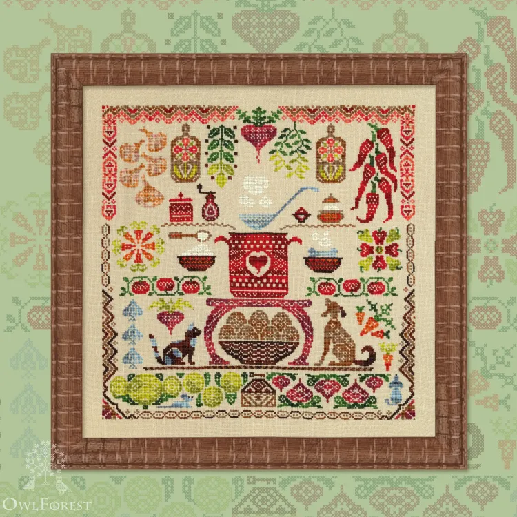 Схема для вышивания «Борщ»