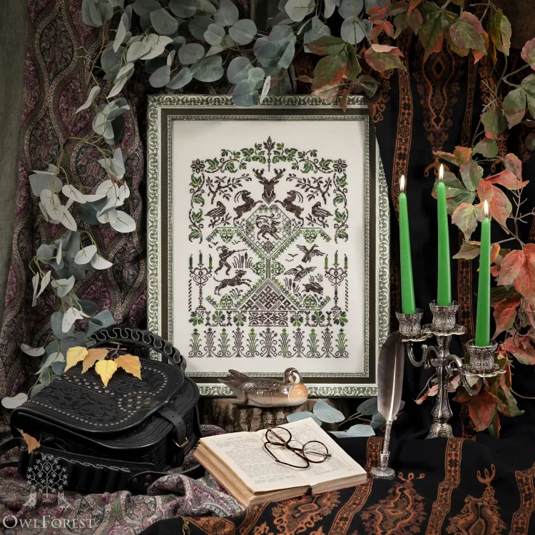 Схема для вышивания «Воспоминания об охоте»