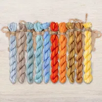 Набор ниток OwlForest для схемы «Вокруг Солнца» (ПНК)