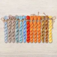 Набор ниток OwlForest для схемы «Вокруг Солнца» (ПНК)