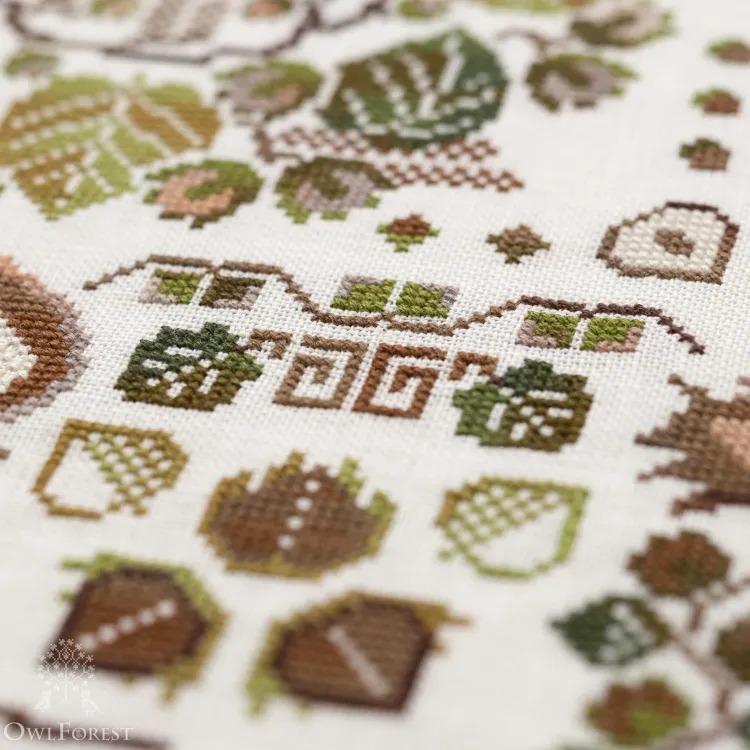 Схема для вышивания «Лесной орех»