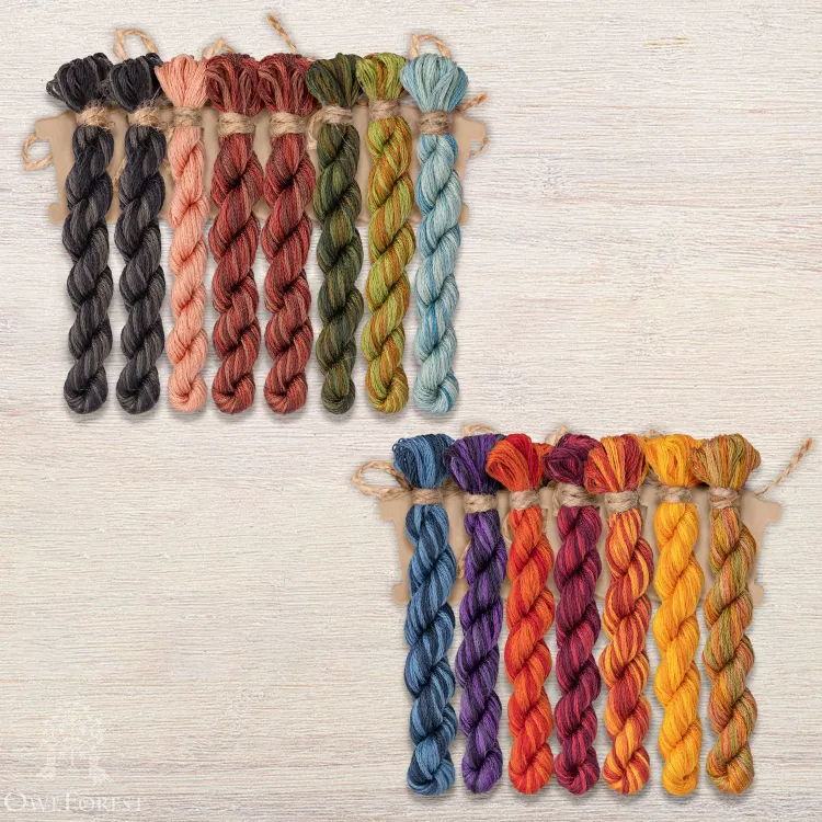 Набор ниток OwlForest для схемы «Сказки Бабы-Яги» (DMC)