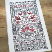 Схема для вышивания «Красное и чёрное»