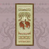 Схема для вышивания «Ягодные тигры»