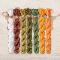 Набор ниток OwlForest для схемы «Морошковое лето» (DMC)