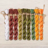 Набор ниток OwlForest для схемы «Морошковое лето» (DMC)