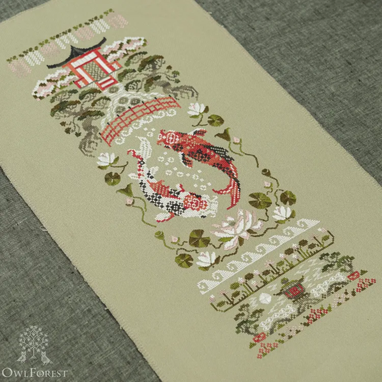 Набор для вышивания «Садовые карпы»