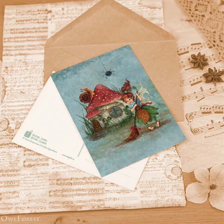 Набор открыток «Домики»