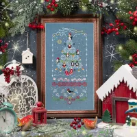 Бесплатная схема для вышивания «Вечеринка на Южном полюсе»