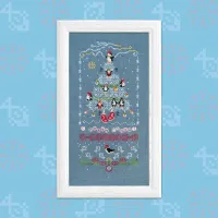 Бесплатная схема для вышивания «Вечеринка на Южном полюсе»