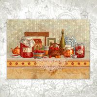 Открытка «Полочка с вареньем»