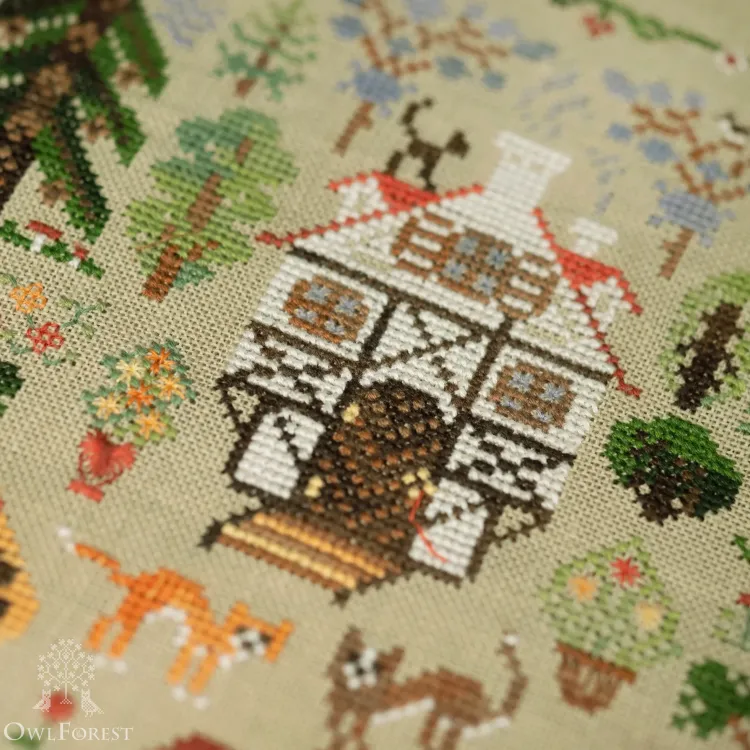 Схема для вышивания «Красная шапочка» 