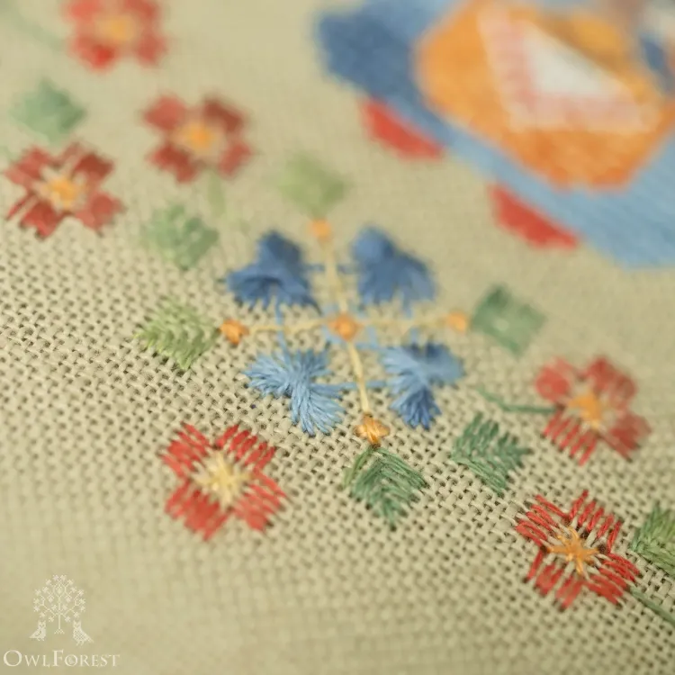 Схема для вышивания «Красная шапочка» 