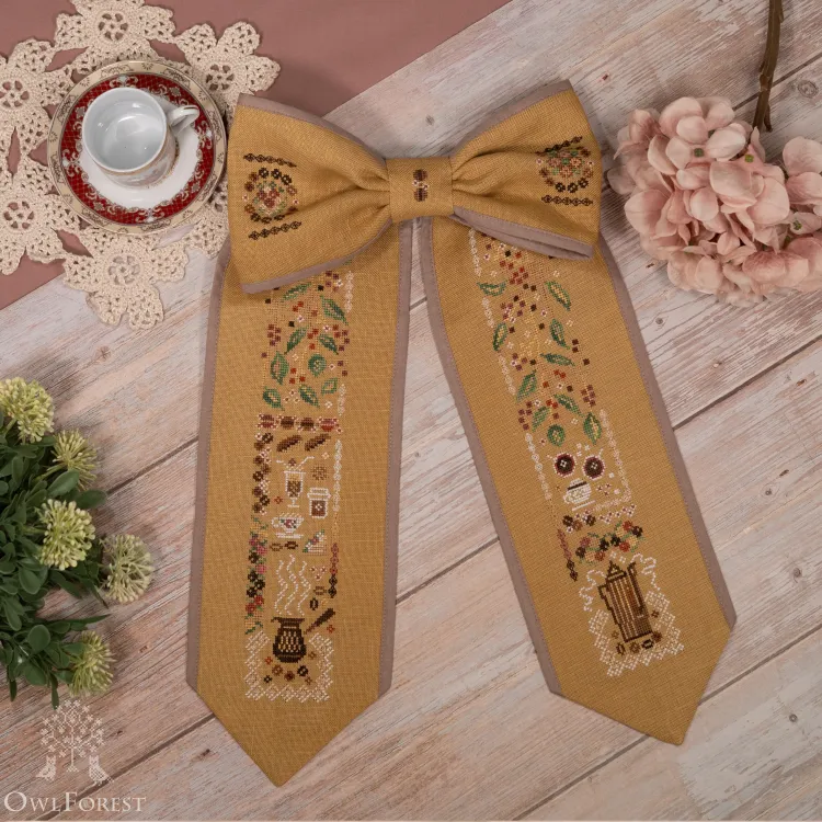 Схема для вышивания «Бант Кофейный»