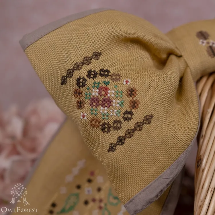 Схема для вышивания «Бант Кофейный»