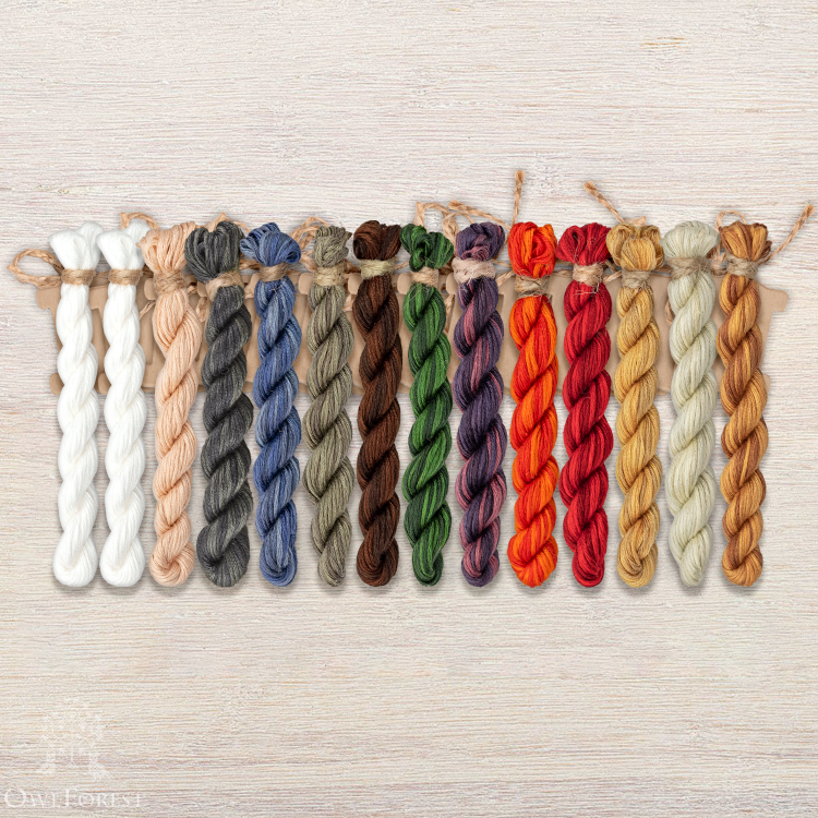 Набор ниток OwlForest для схемы «По щучьему велению» (ПНК)