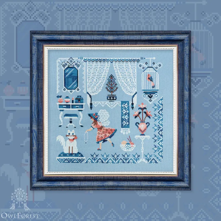 Схема для вышивания «Фея будуарная» 