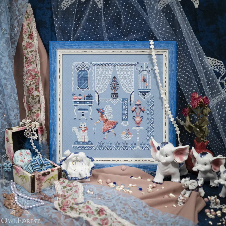 Схема для вышивания «Фея будуарная» 