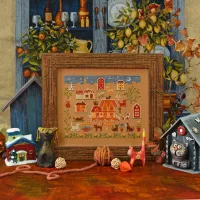 Схема для вышивания «Город котов» 